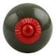 Olive Round Red Fitting Ceramic Knob